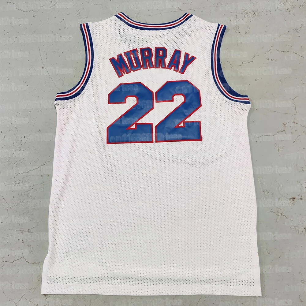 2026 Trillast Space Jam Bugs 1 Lola 10 Murray 22 TAZ D. Duck 2 White Tune Squad Basketball Tanktop 3D-gedrucktes Familien-Top – Detail 8