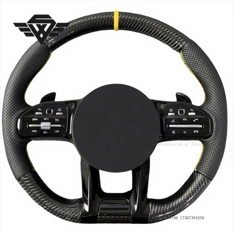 Premium Quality for Mercedes Benz 809AMG W223 W204 W212 A200 C200L  Real Carbon Fiber Assembly Steering Wheel
