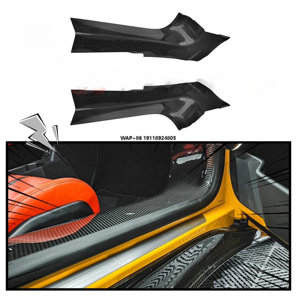 Real Carbon Fiber Door Sills Trim for Lotus Emira