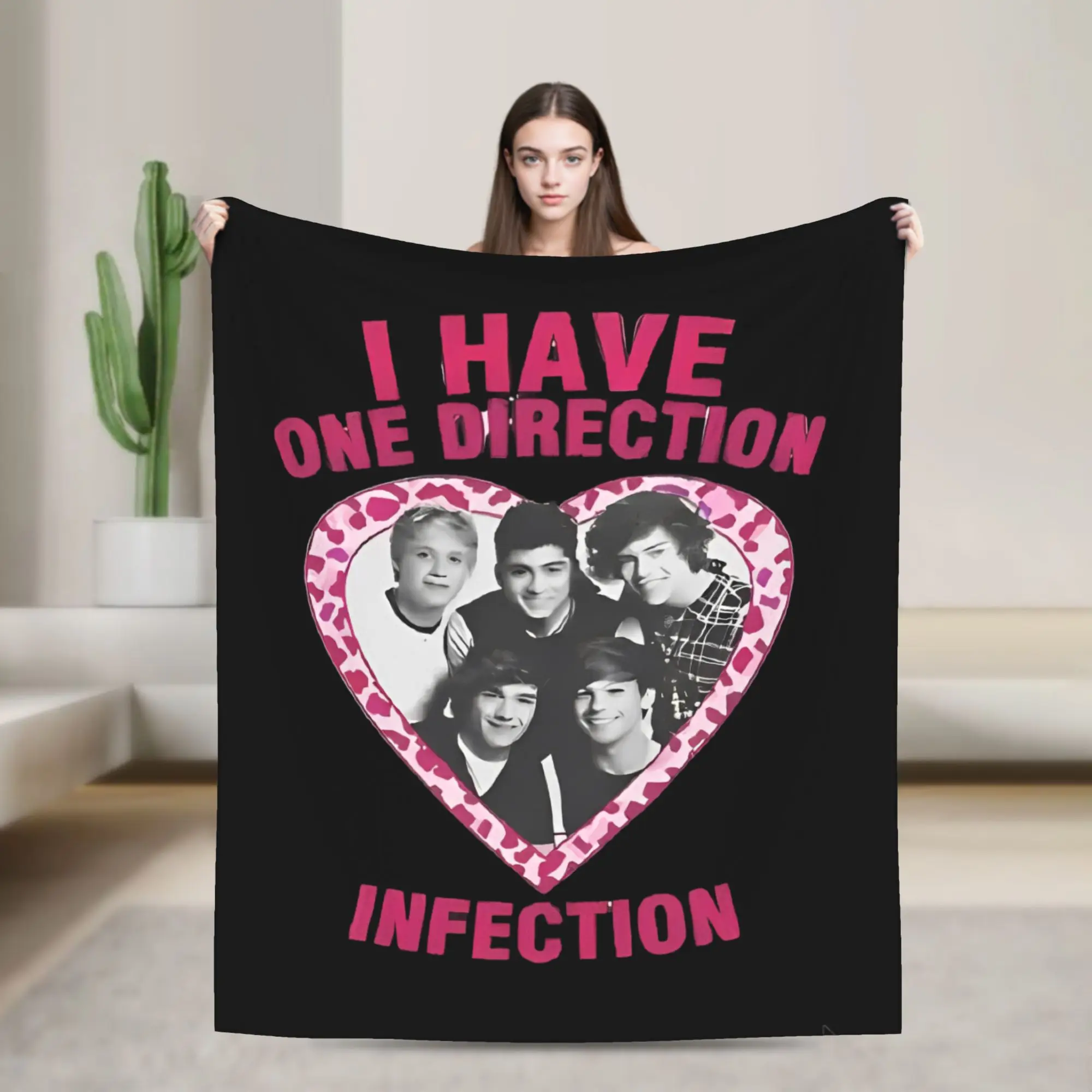 One Directions Flannel Blankets  Warm Bedding Throws for Living Room Travel Office Funny Bedspread Sofa Bed Cover
