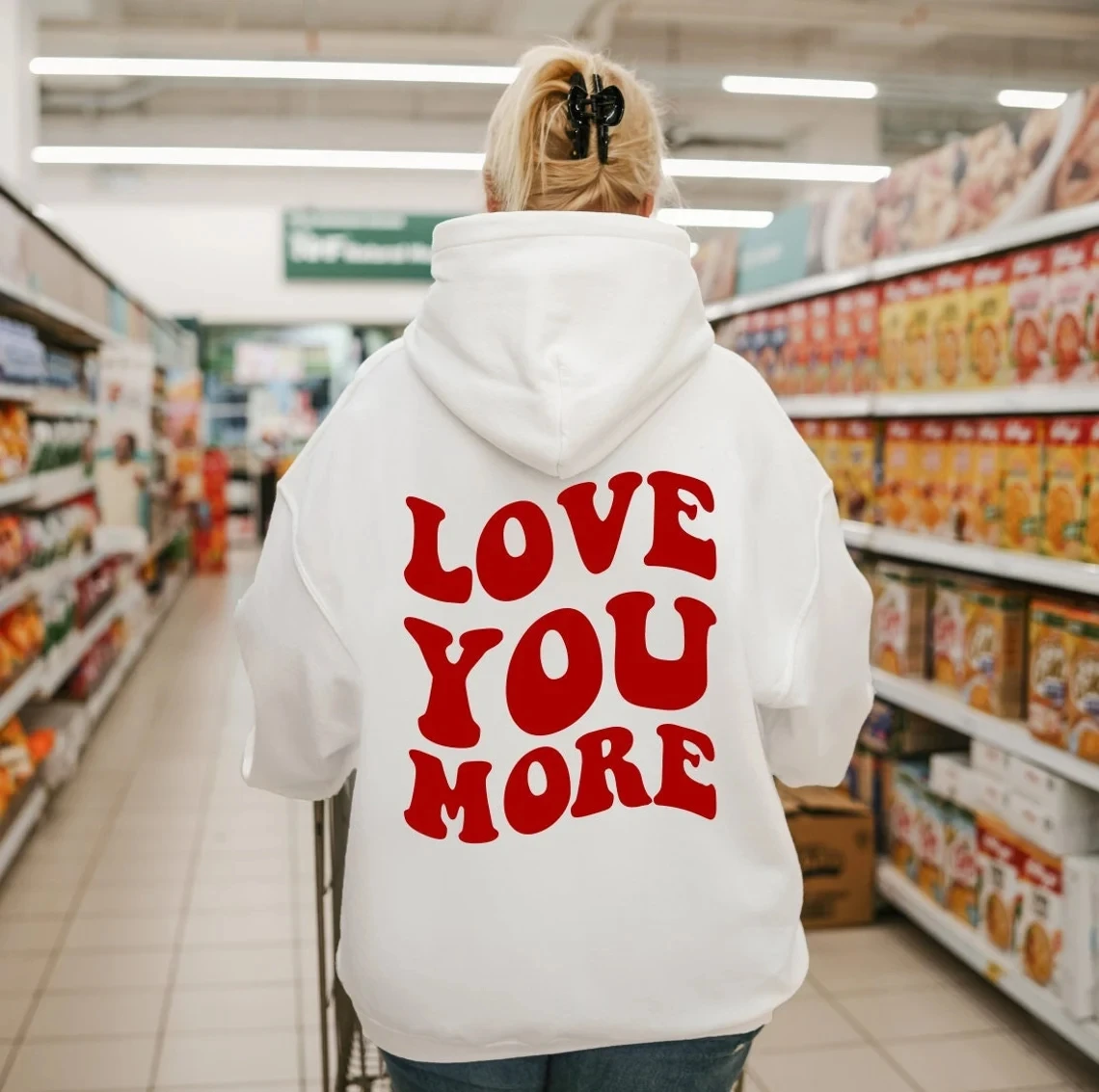 Love You More Women Hoodies Cozy Bridesmaid Trendy Hoodie female Aesthetic Hooded