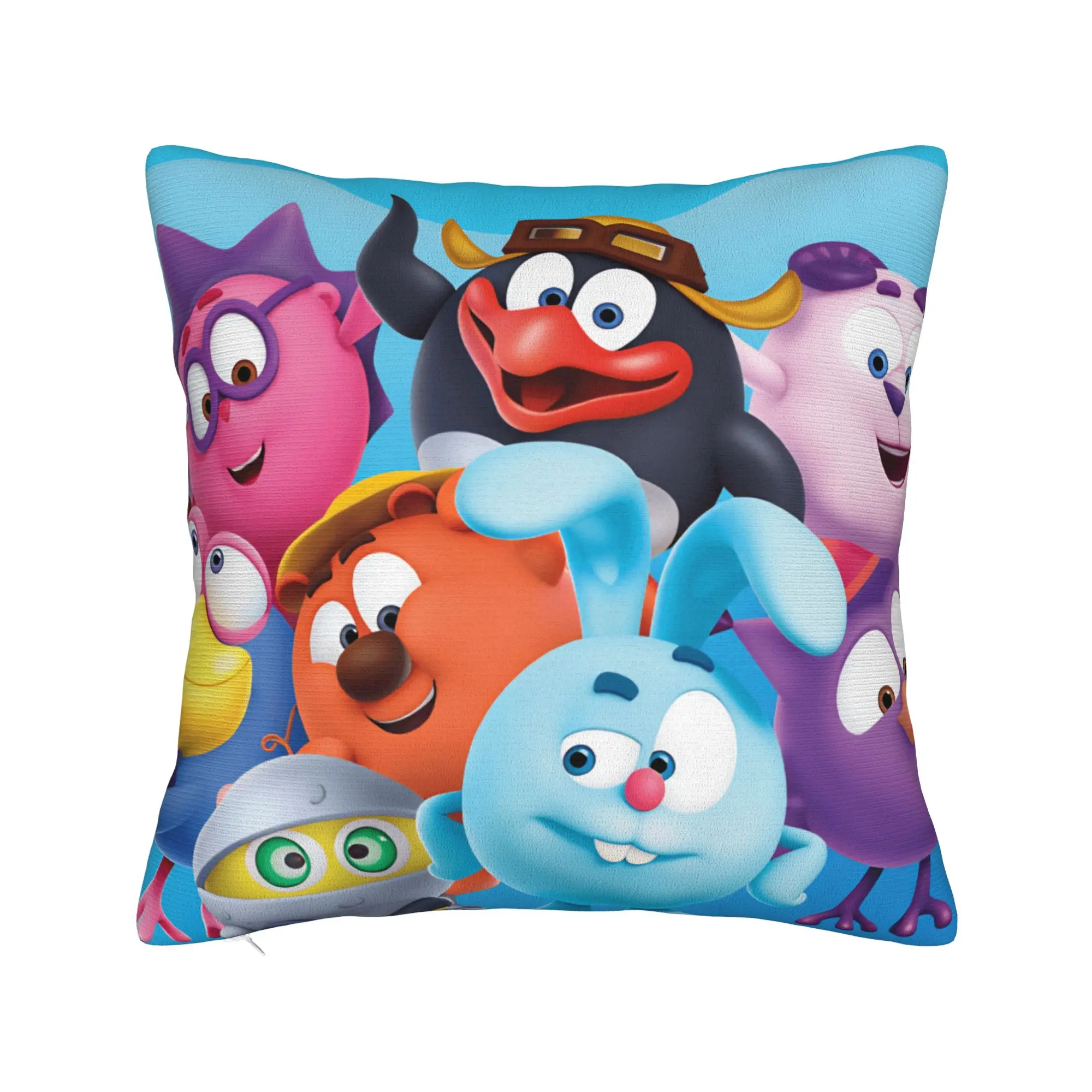 Kikoriki All Characters 3D Group Poster Pillow Case  Novelty Pillow Cover Design Pillowcases For Sofa Couch Bed Living Room