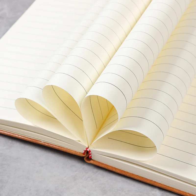 KWYKWY Pretty 360 Pages Super-thick Notebook A5 Sheets Leather Notepad Business Diary Note Book to Write with Free Shipping