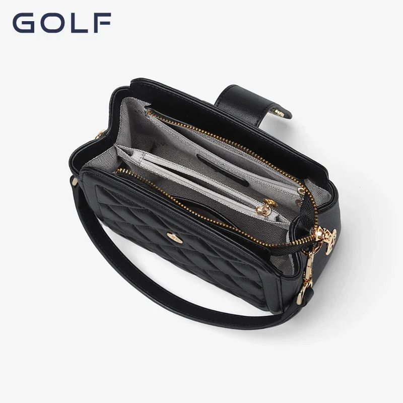 GOLF Mini torby Crossbody kobiety elegancki portfel wiadro Boston torebki kwadratowe Lingge mała torba na ramię luksusowa marka designerska torba