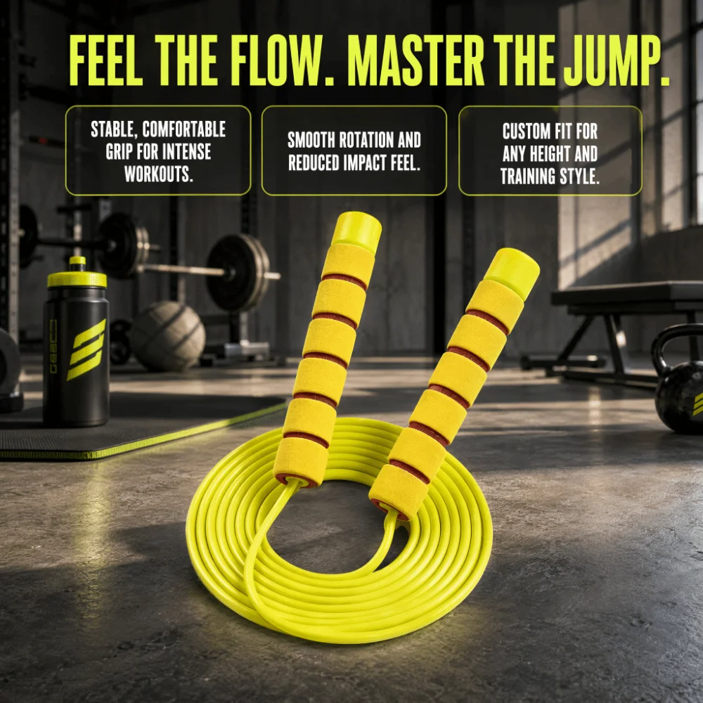 Adjustable Length Adjustable Jump Rope Lightweight Design Ergonomic Handle Jump Rope Skipping Rope For Workout Training