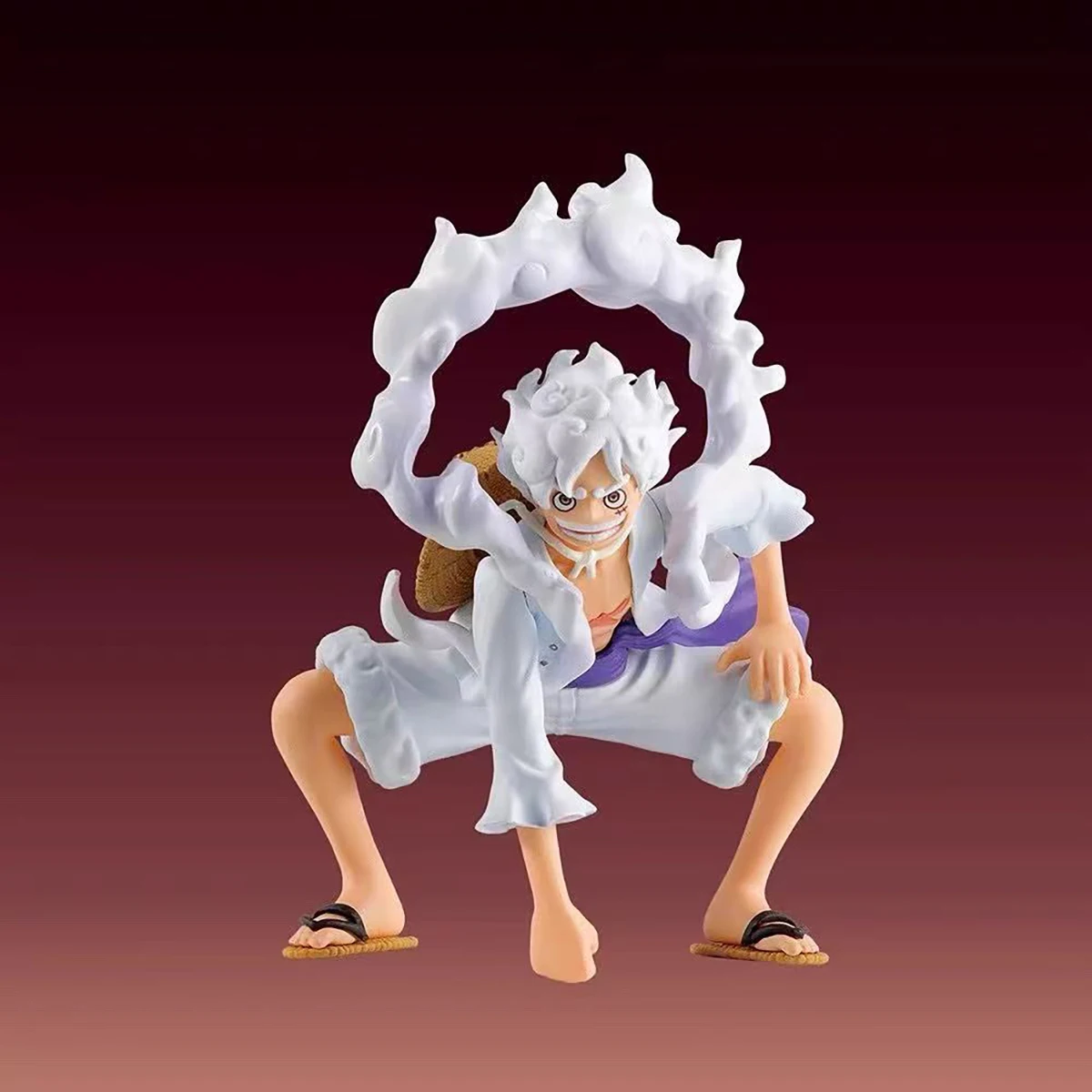 Original Bandai HG Gacha One Piece Monkey D. Luffy Gear 5 Sanji Roronoa Zoro Anime Figure Ornament Collectible Model Toy