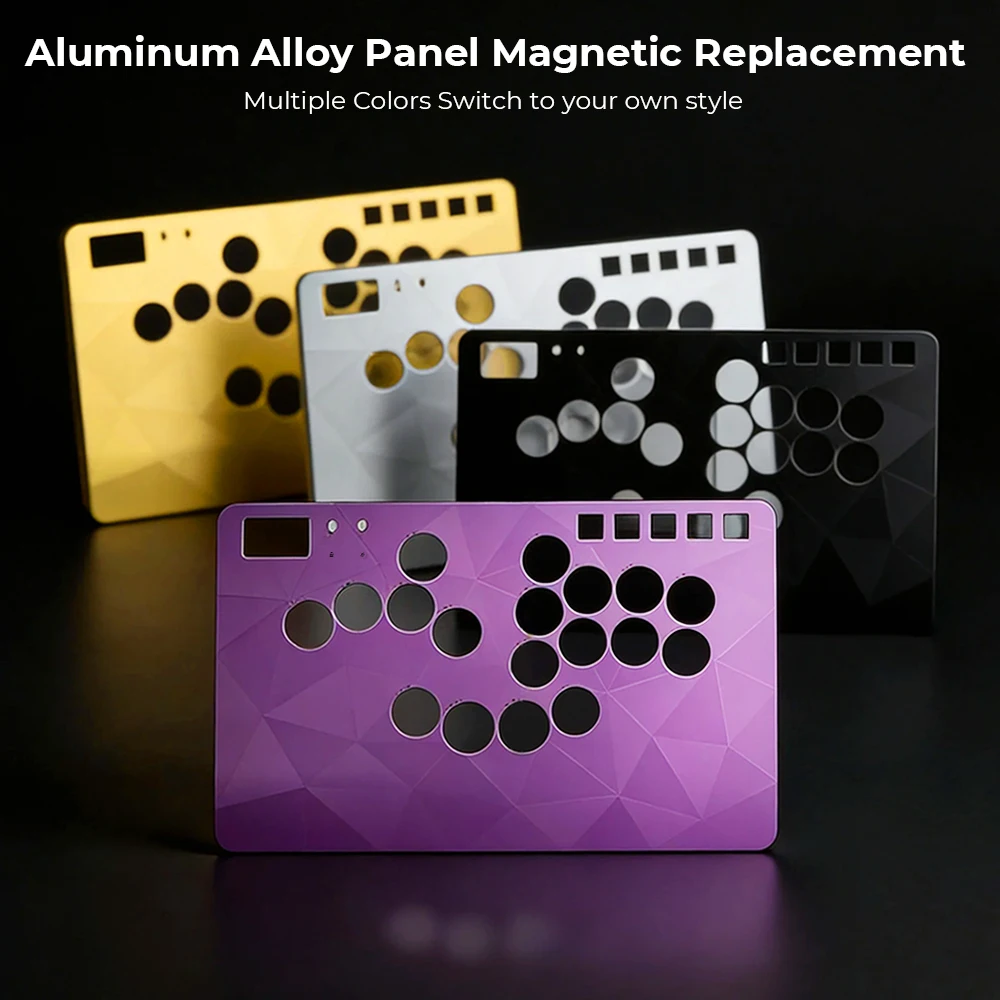 Haute42 C-AT Magnetic Aluminum Alloy Panel With Laser-Etched Diamond Pattern For Hauyepad C-AT Controller Replaceable Panel
