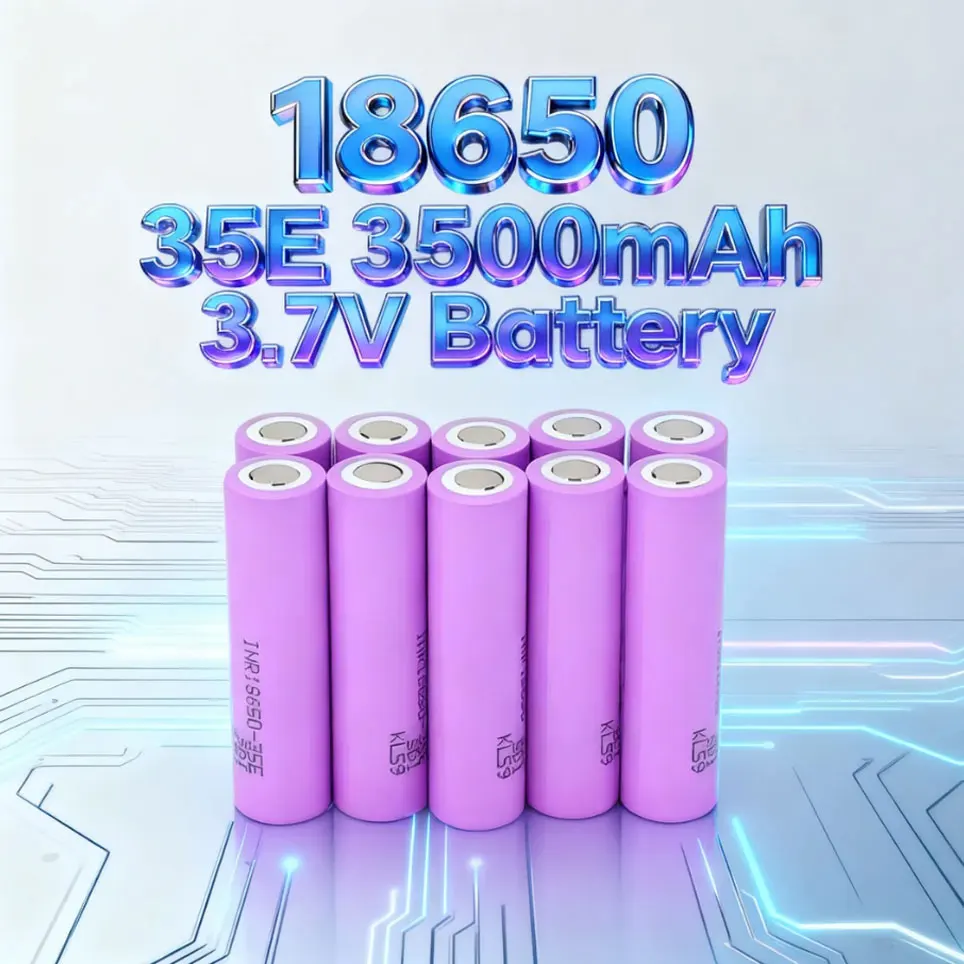 INR18650-35E Echte Kapazität 18650 3,7V 3500mAh Li-Ionen-Akku für DIY-Elektrowerkzeuge und Taschenlampen