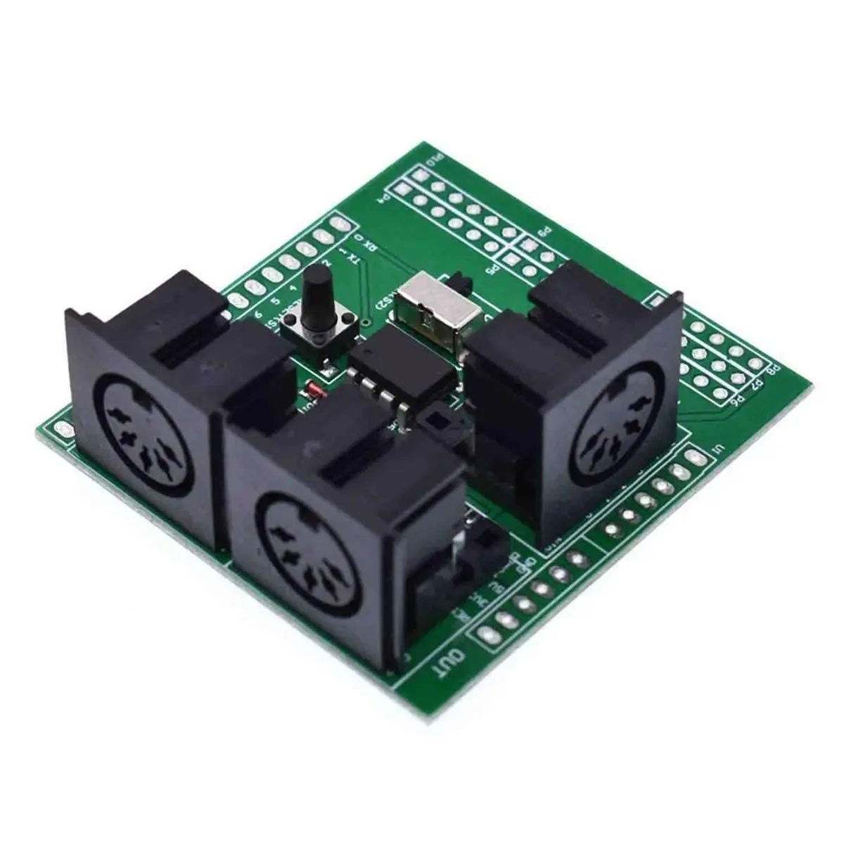 

MIDI-экран для музыкальной интерфейсной платы с портами MIDI-входа/выхода/THRU идеально подходит для музыкальных проектов микроконтроллеров [AAAE 2026]