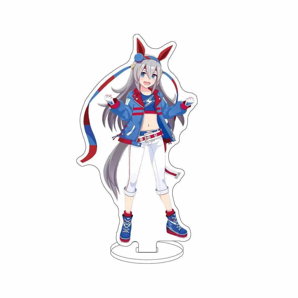 2024 Umamusume: Pretty Derby Tokai Teio Gold Ship Rice Shower Anime Acrylic Double Deck Cartoon Stand Display Figure Model Decor