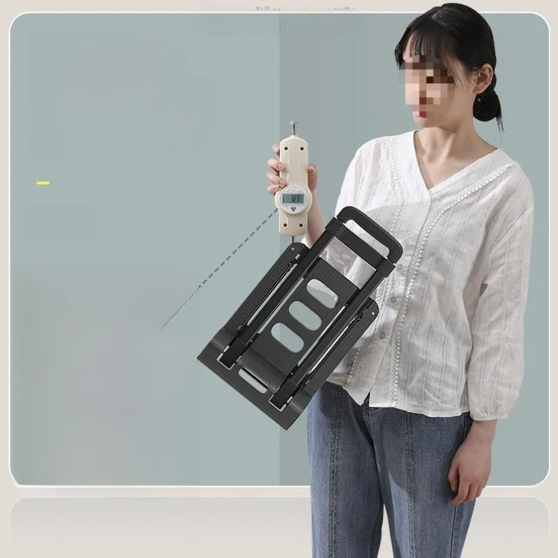 durable-portable-folding-hand-pulled-shopping-cart-vegetable-market-transport-truck-sturdy-stainless-steel-retractable-handle