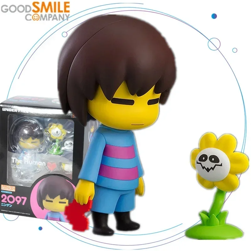 

Original Genuine GSC Nendoroid #2097 Game Undertale Flowey Frisk Action Figure PVC Model Q Version Toys Gifts