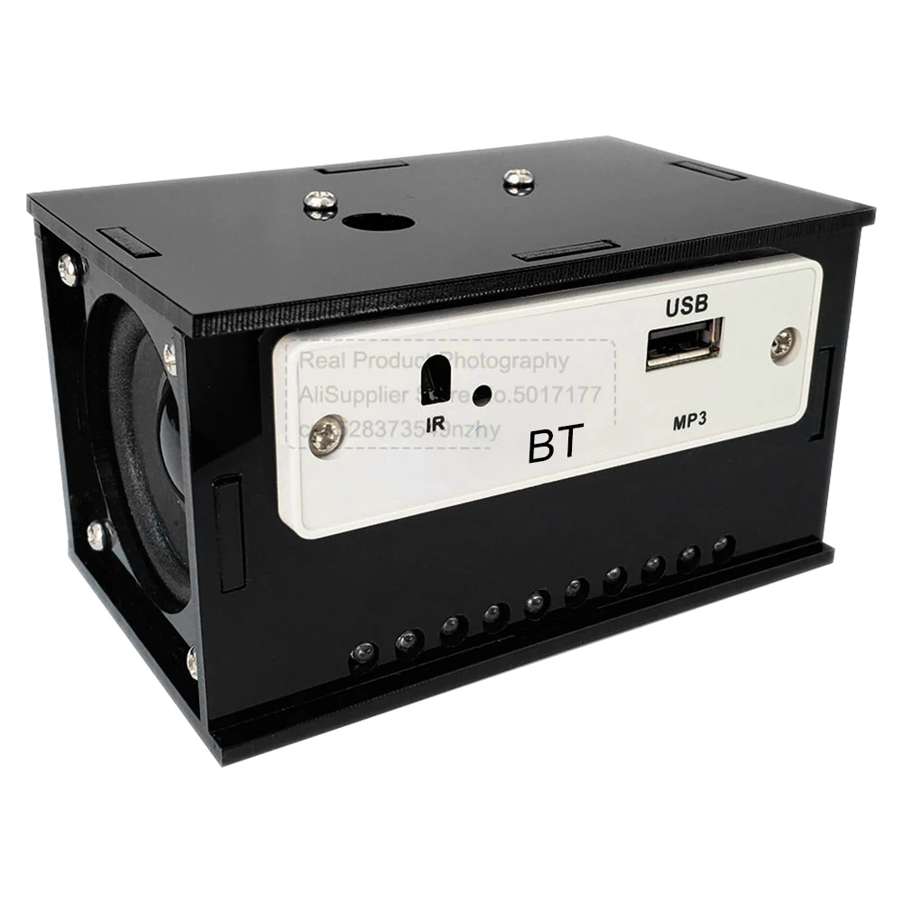 Kit de soldadura electrónica de montaje de altavoz BT DIY, Kit electrónico DIY, caja de altavoz BT para práctica de proyectos electrónicos