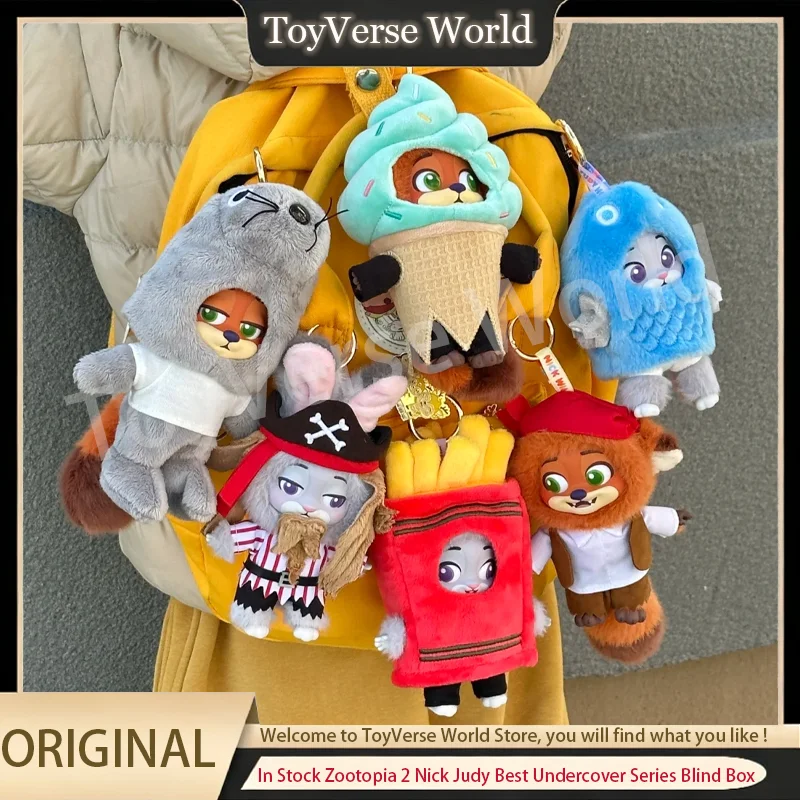 

Оригинальная в наличии Zootopia 2, Ник Джуди, лучшая серия Undercover, слепая коробка, мультяшная виниловая плюшевая кукла, загадочная коробка, игрушки, Рождественский подарок