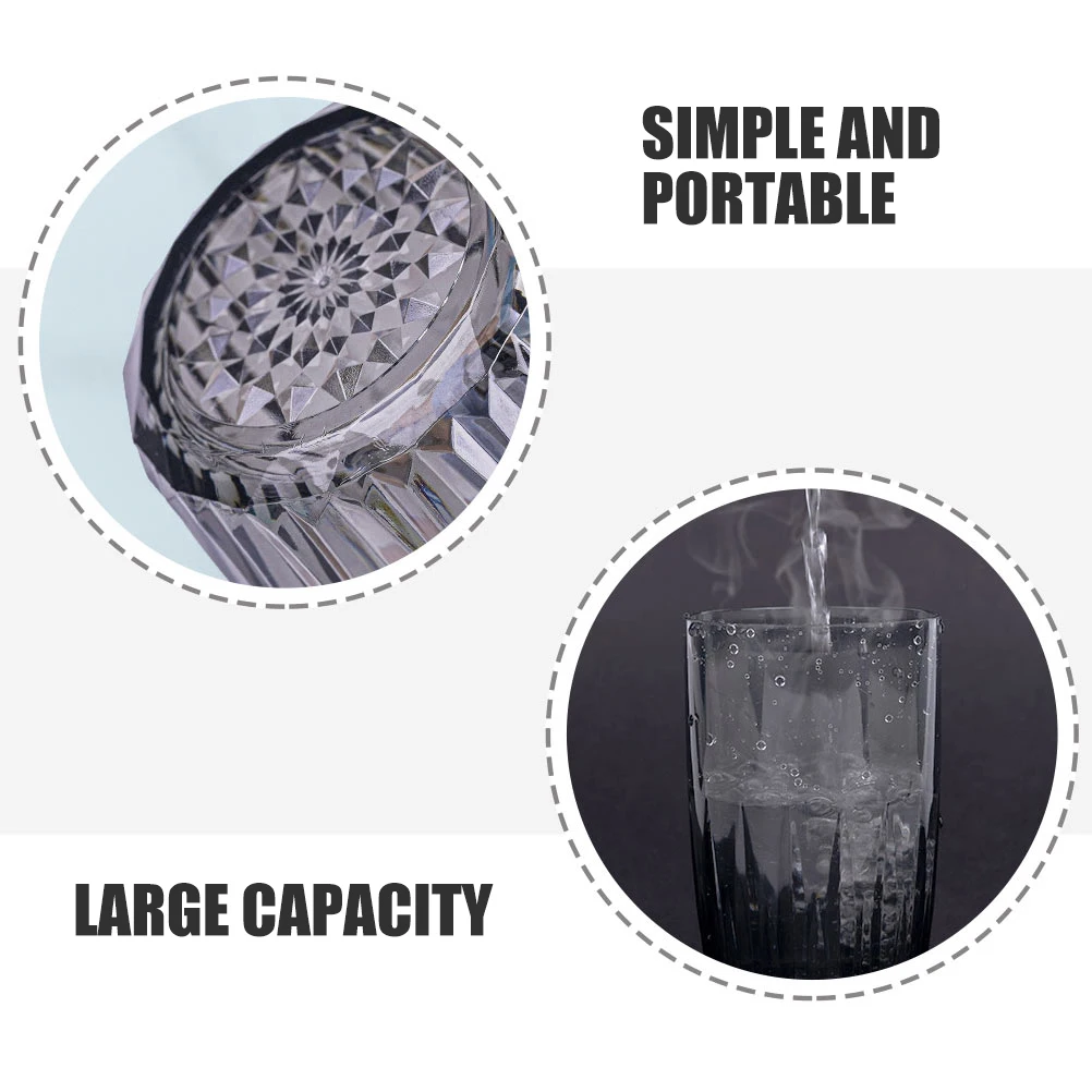 

1pc Eco-Friendly Heat-Resistant PC Travel Toothbrush Cup Portable Washing Case Large Capacity Airtight Design for