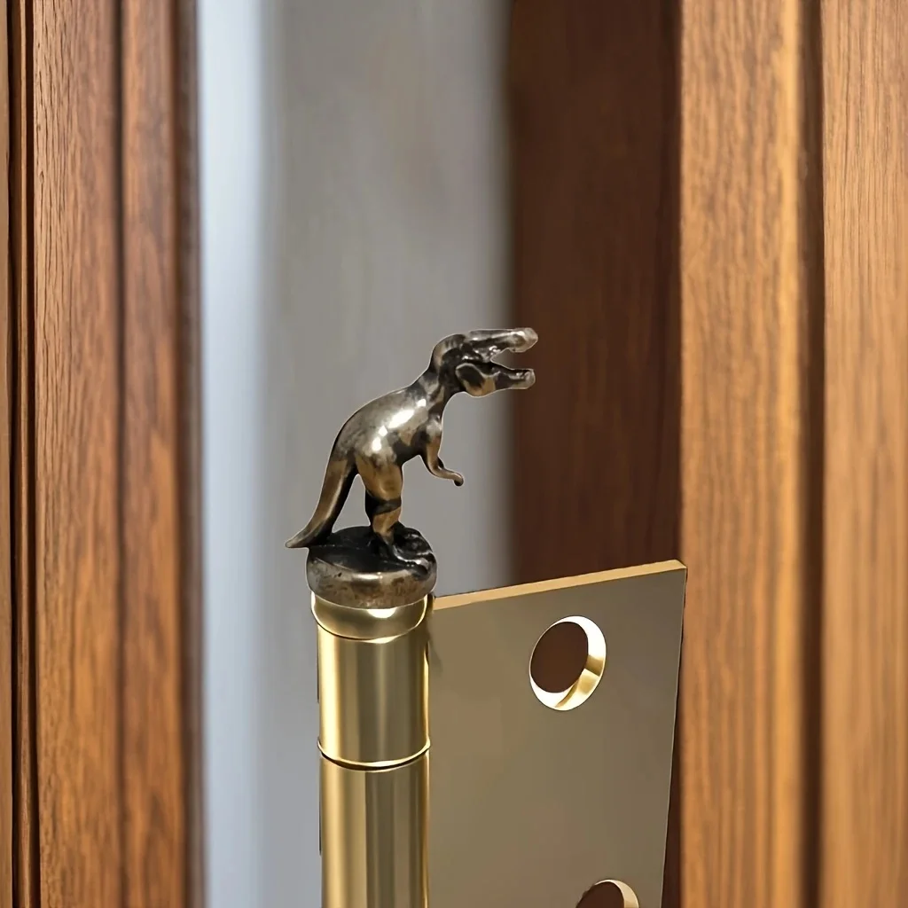 1 قطعة زينة المهرجان مفصلات الأبواب البرونزية تصاميم الحيوانات بالإضافة إلى الخزائن المغناطيسية والتماثيل الزخرفية للمكاتب المنزلية