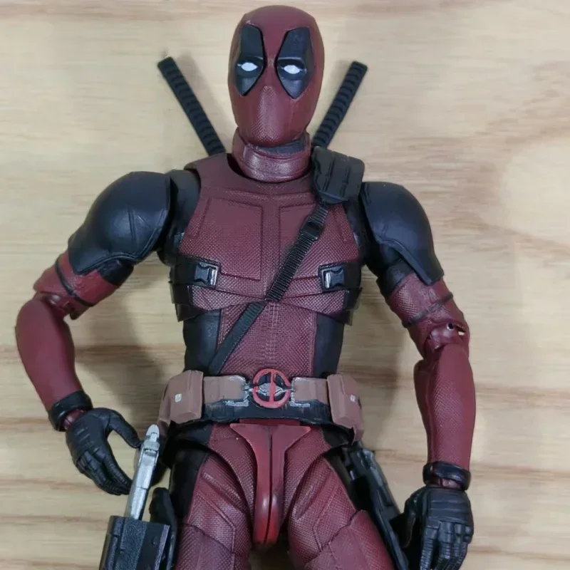

16cm SHF Deadpool Action Figure Marvel superhero collectors movable figurine desktop model ornament children perfect gift toy