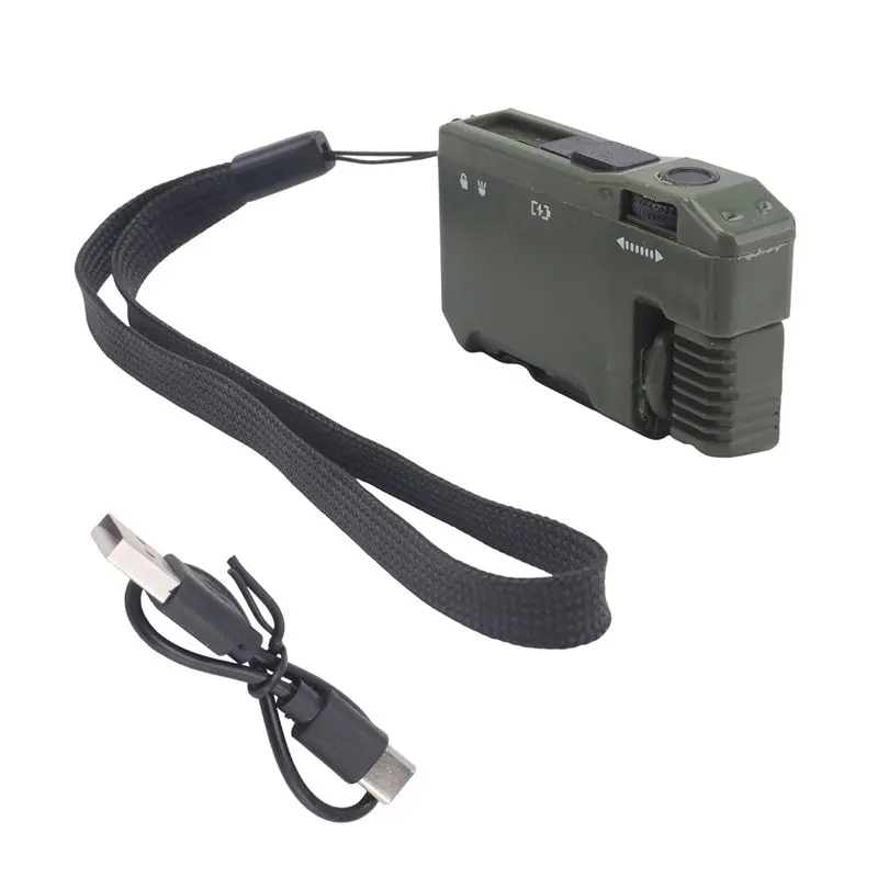AT21-G5 Rechargeable EDC Flashlight, 400 Lumens, Magnetic Mini Pocket-Sized Led Light With 180° Rotation RGB Dual Light