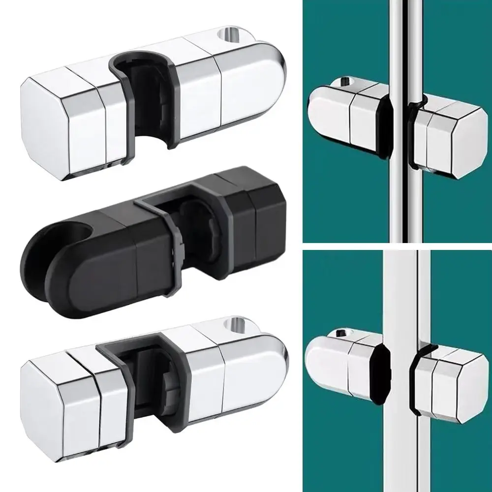 New Adjustable Shower Head Holder Useful Showerhead Rail Slide Bracket Bathroom Bath Rod Bar Hanger Rack