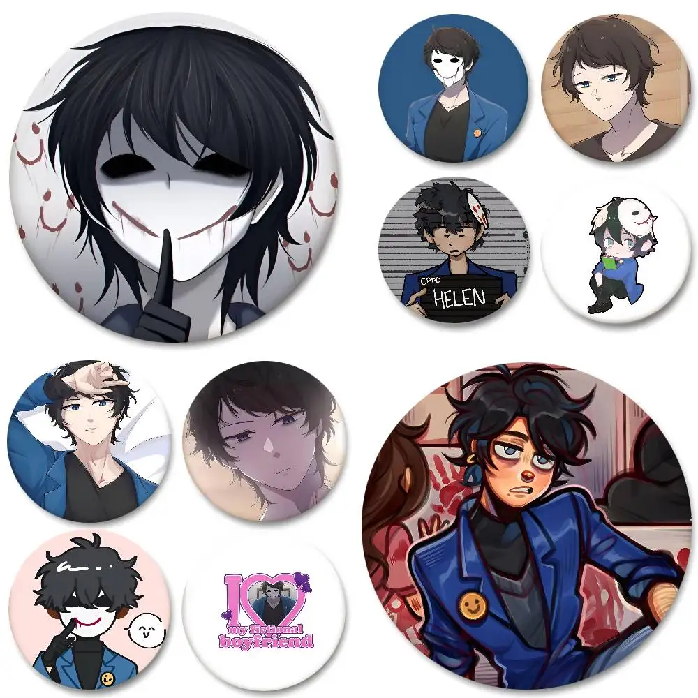 Horror Game Bloody Painter Dating Sim Round Badges Can Be Used To Decorate Clothes And Backpack Pins