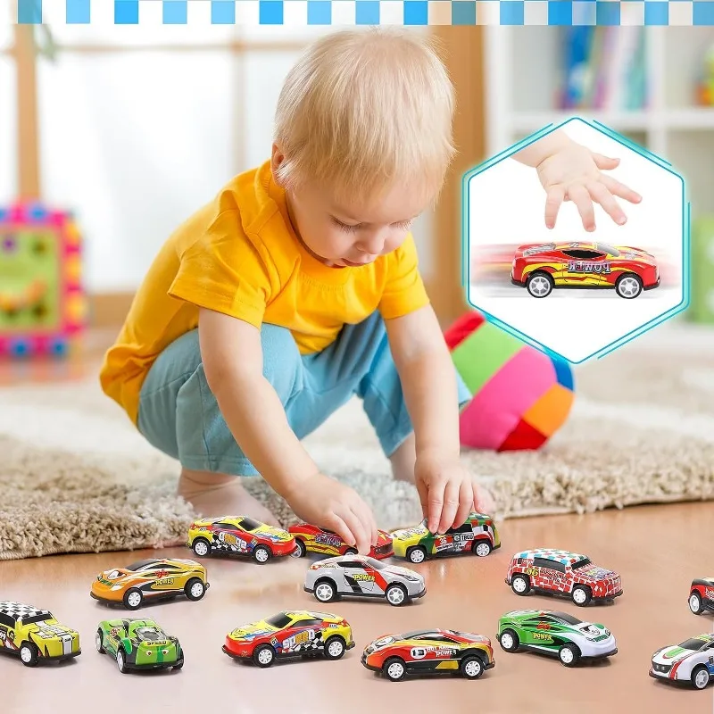 Pull Back Toy Cars Mini Race Cars Toys for Kids Toy Cars Bulk Kids Car Toy Bulk Toy Car Favors Car Toys for Boys Teens Girls