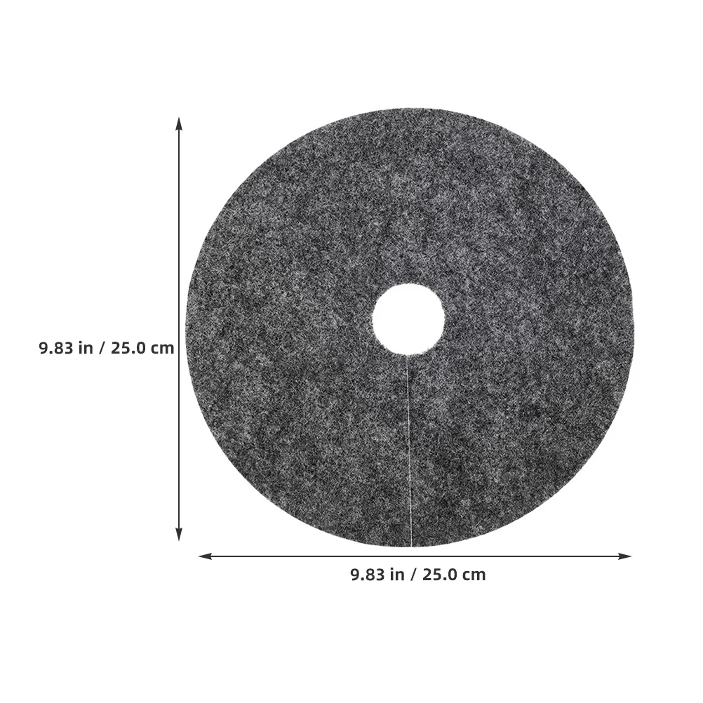 20Pcs Flower Pot Water-Absorbing Moisture Pad 25Cm Round Nonwoven Barrier Mat for Tree Root Protection Breathable