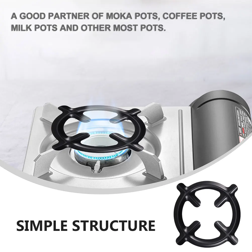 

Cast Iron Gas Ring Coffee Pot Holder Stable Outdoor Stove Support Rack Wok Burner Grate Camping Trivets Pots Holder Range Trivet