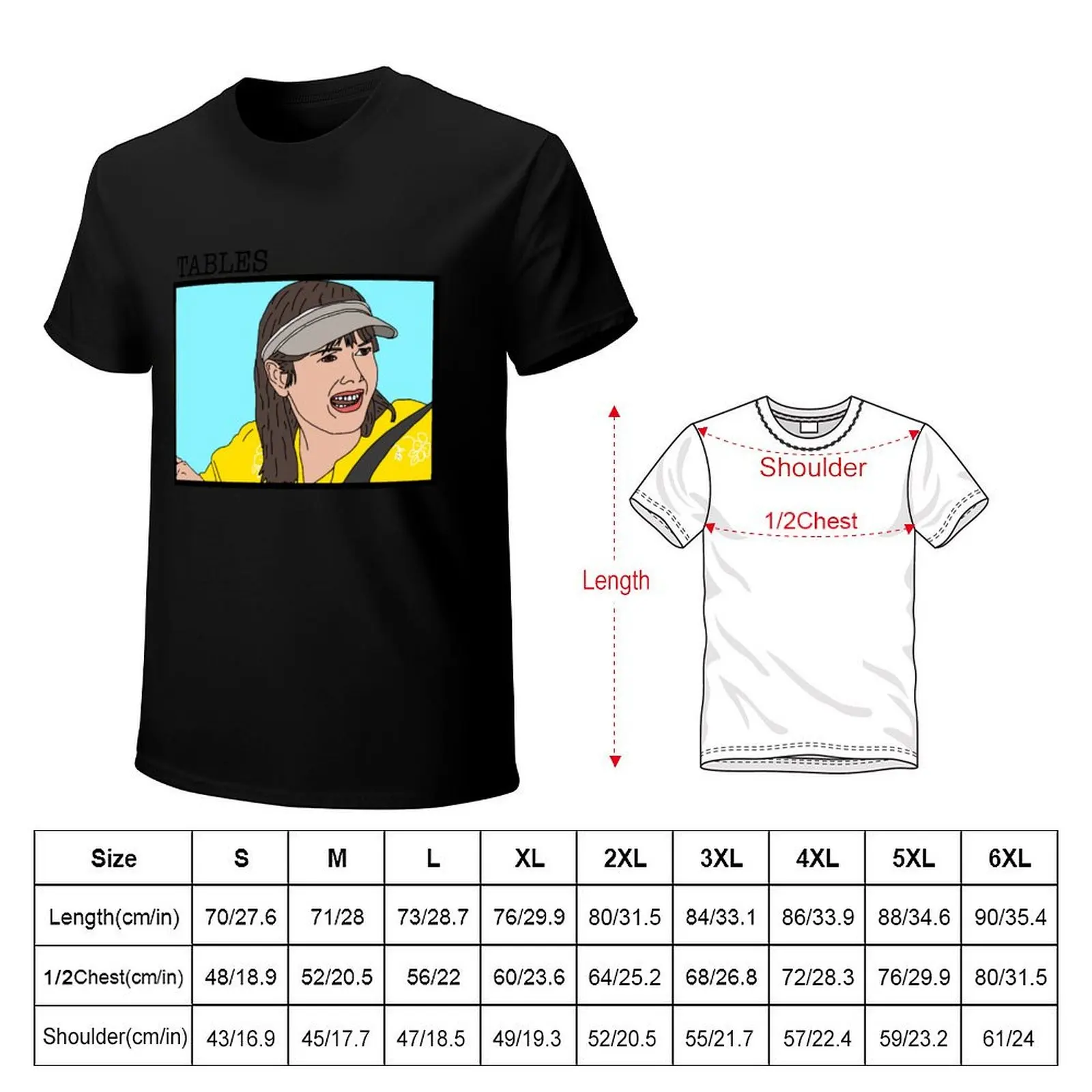 Tables (I Think You Should Leave) T-Shirt Active Sports Short Sleeve Cotton Shirt