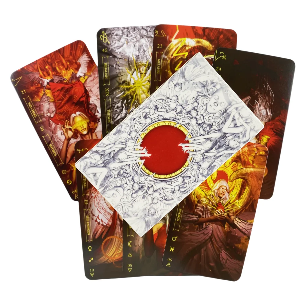 Tarot w lekkich kartach 78 Deck Oracle angielskie wizje wróżbiarstwa edycja Borad gry