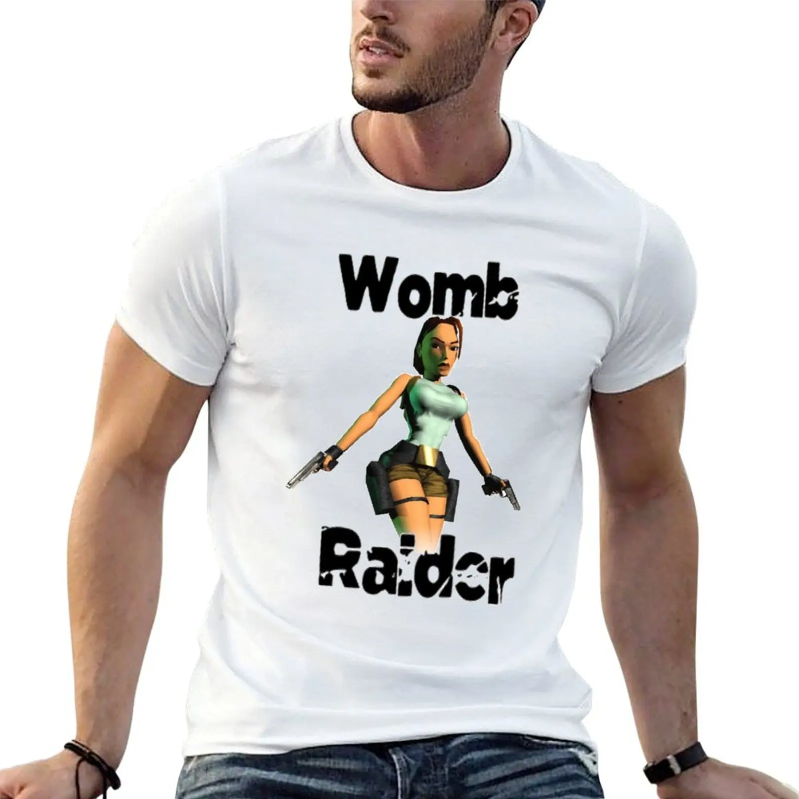 

Womb Raider T-Shirt cotton t shirts high quality t shirt personalised T-Shirt