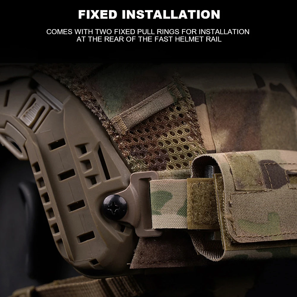 Tactical Airsoft Helmet Accessories Helmet Counterbalance Weight Bag NVG Counterweight Pouch For BJ PJ MH OPS-Core Fast Helmets