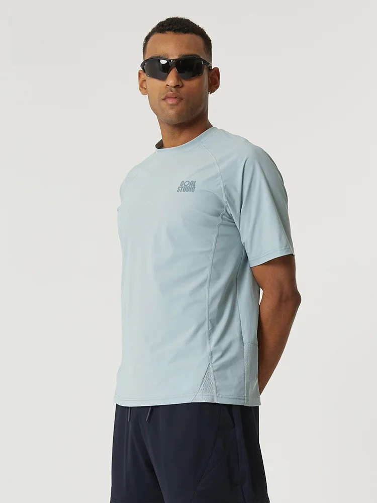 

GOALSTUDIO 2025 Sports round Ne ort Sve Men's T-irt Outdoor Running Breathable Qui Dry Fitn Youth ular Stand...