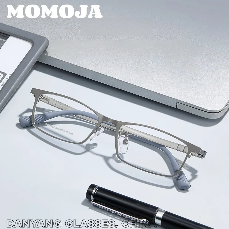 

Мужская оправа для очков MOMOJA Elite Business из титанового сплава, высококачественная, модная, для отдыха и работы, полноформатная, 34990