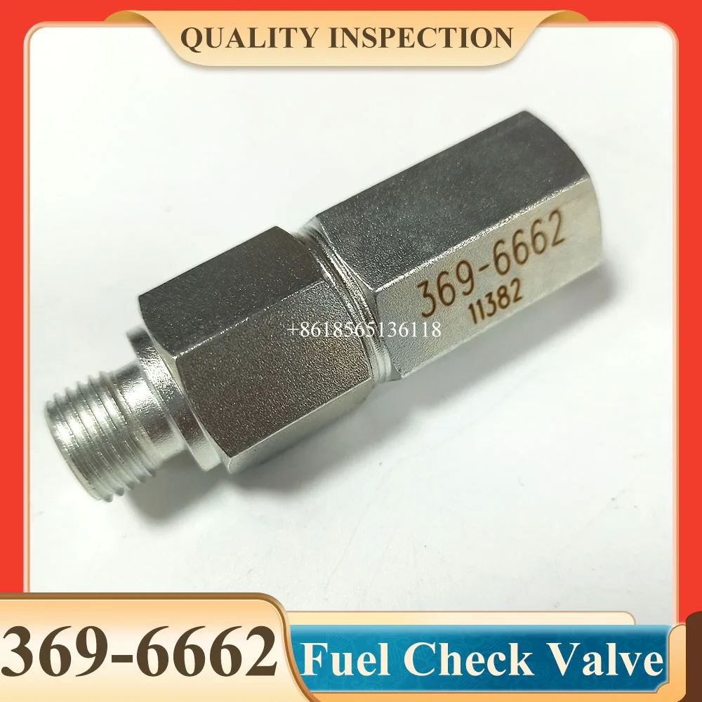 Excavator Fuel Check Valve 3696662 369-6662 for 330 336D C7 C9 Common Rail Engine Part Pressure Regulator Valve