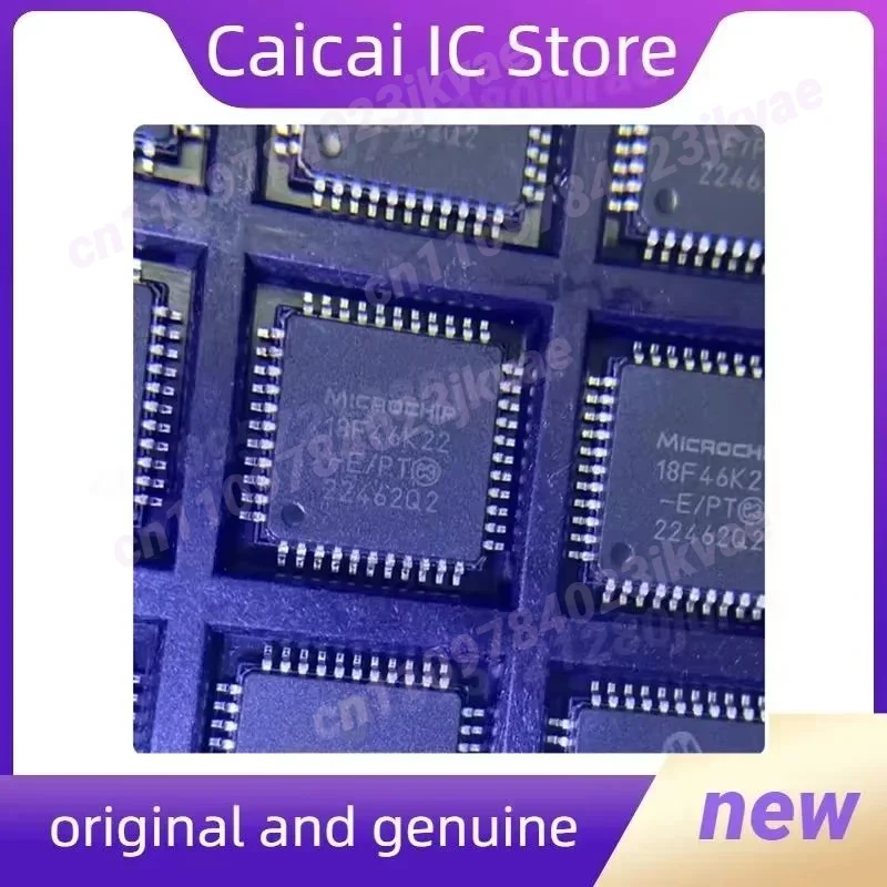 PIC18F46K22-E/PT  PIC18F46K22  TQFP-44 Original MICROCHIP IC Chip  1PCS/LOT