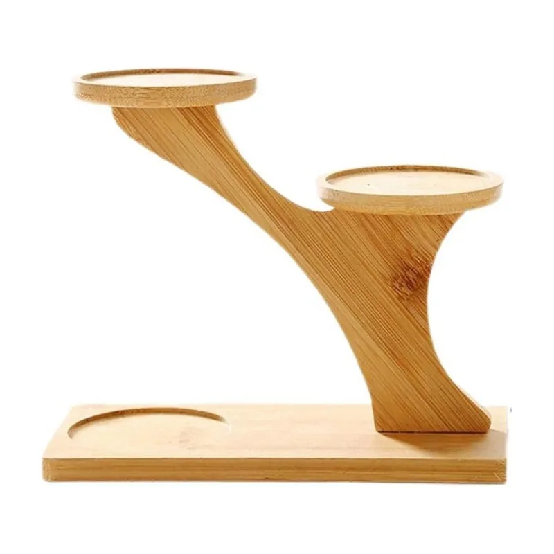 Modern Design Solid Wood Wooden Desktop Flower Stand Multi-Tiered For Succulents And Flower Pots, Office Shelf, Desktop Storage
