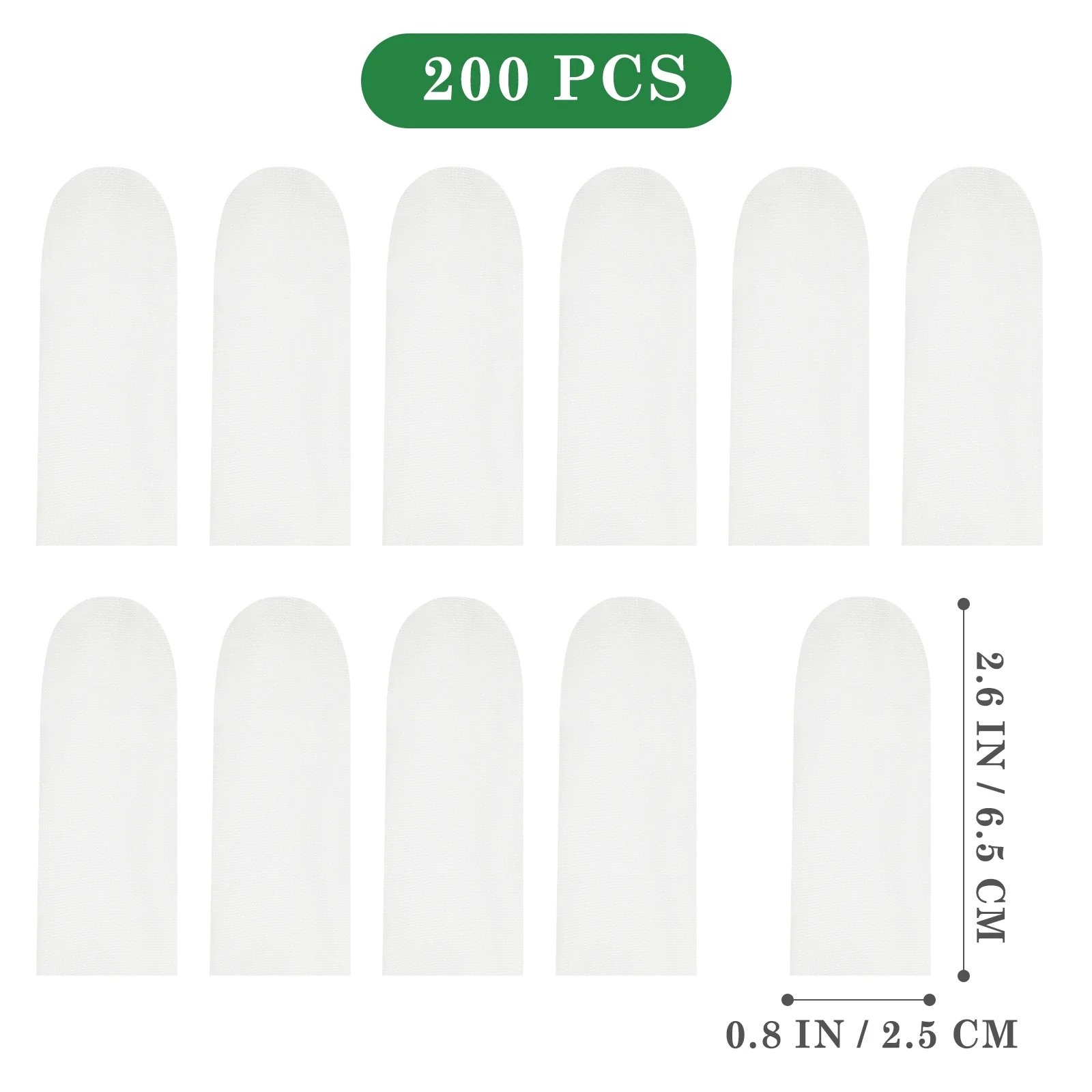 200pcs Cotton Finger Covers Thumb Sucking Stop for Kids Silicone Finger Protectors Finger Sleeves