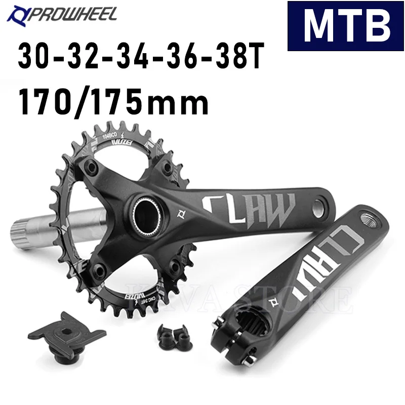 

Звездочка велосипедная Prowheel MTB 170 175 мм, 32T 34T 36T 38T, 104BCD