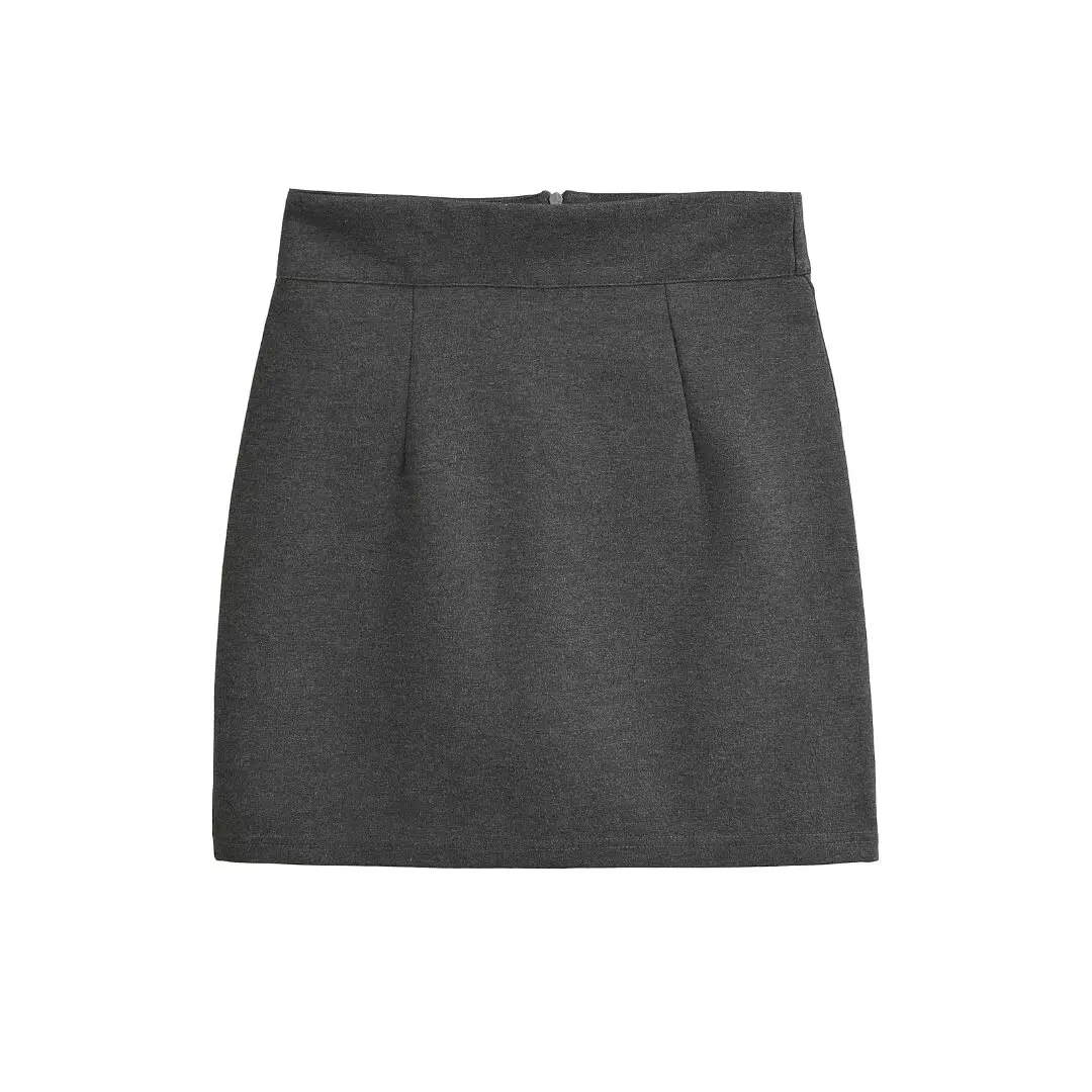 تنورة Ele مصممة على شكل حرف A للنساء للتنقل بخصر عالٍ وتنورة ضيقة مناسبة للصيف وصلت حديثًا #2