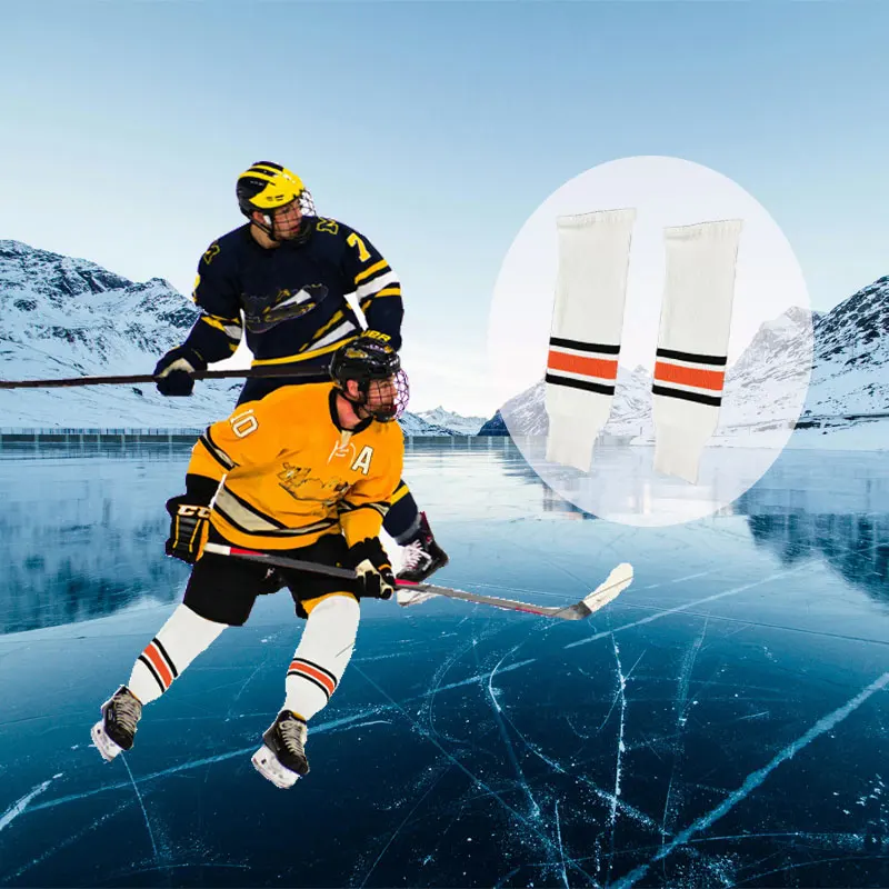 

Outdoor sports men's and women's ice hockey socks, professional training leg protection covers, leg protection socks, ice hockey