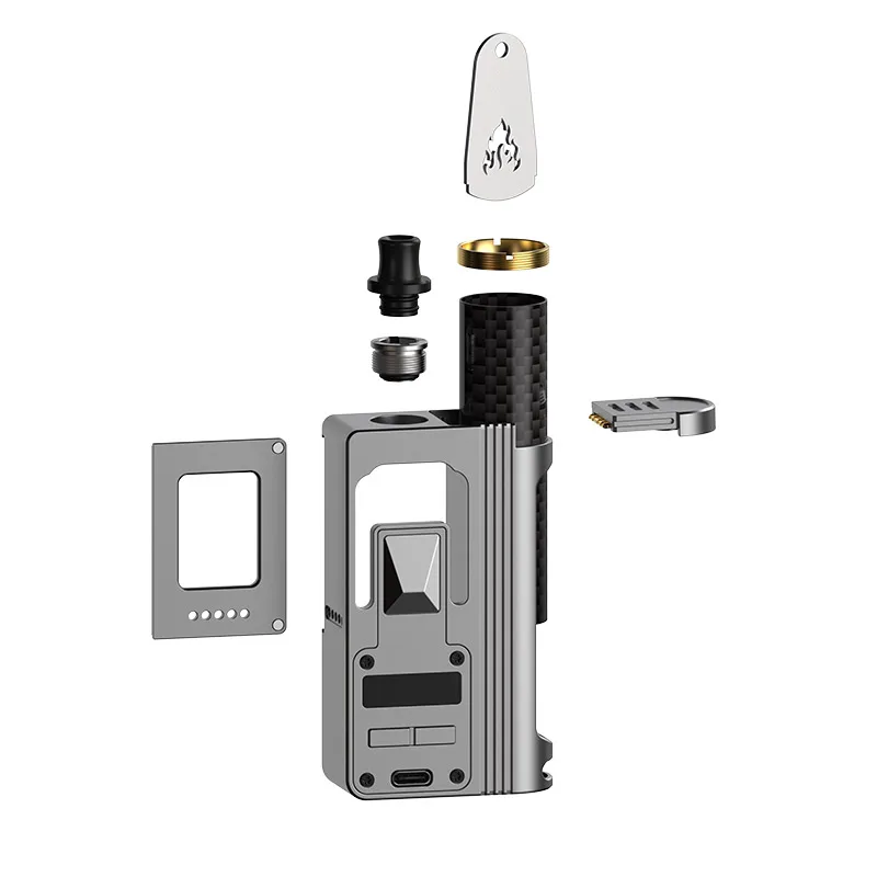 Original ThunderHead Creations X Mikevapes Blaze AIO Boro Mod 5-88W By 18650 Battery 510 Full Mechanical Electronic Cigarette