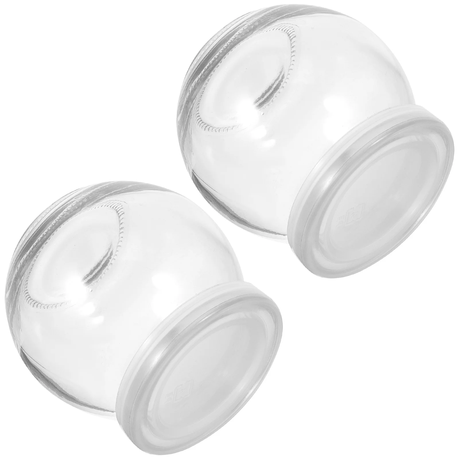 

2Pcs Glass Yogurt Containers Jelly Holders Pudding Serving Jars 200ml Durable Storage Bottles for Yogurt Snacks Desserts