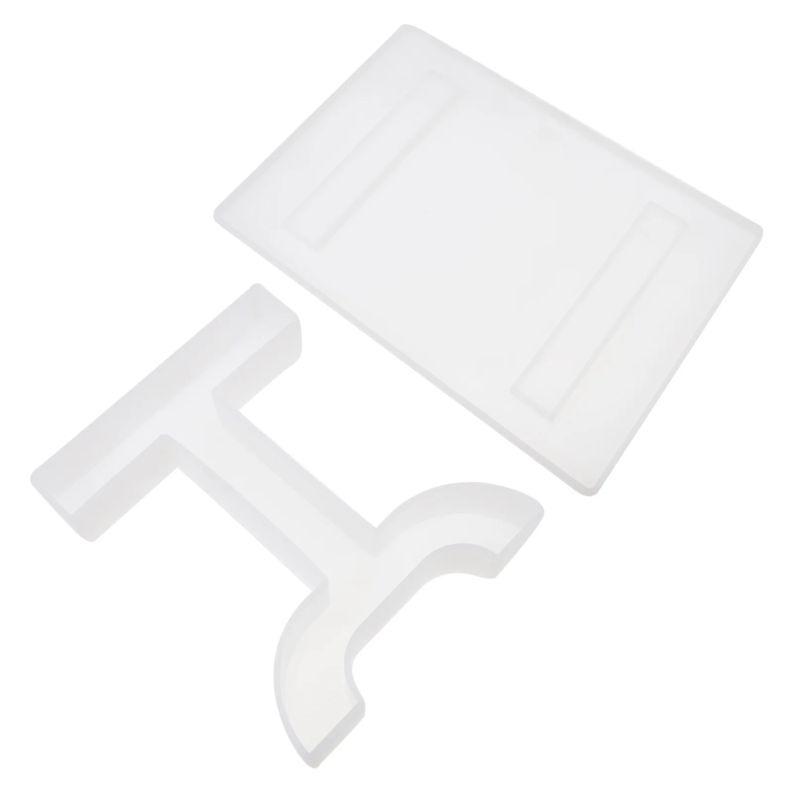 

2Pcs High Quality DIY Mini Desk Molds Flexible Resin Stool Mold for Handmade Craft Epoxy Art Kids Adult Creative Activity Supply