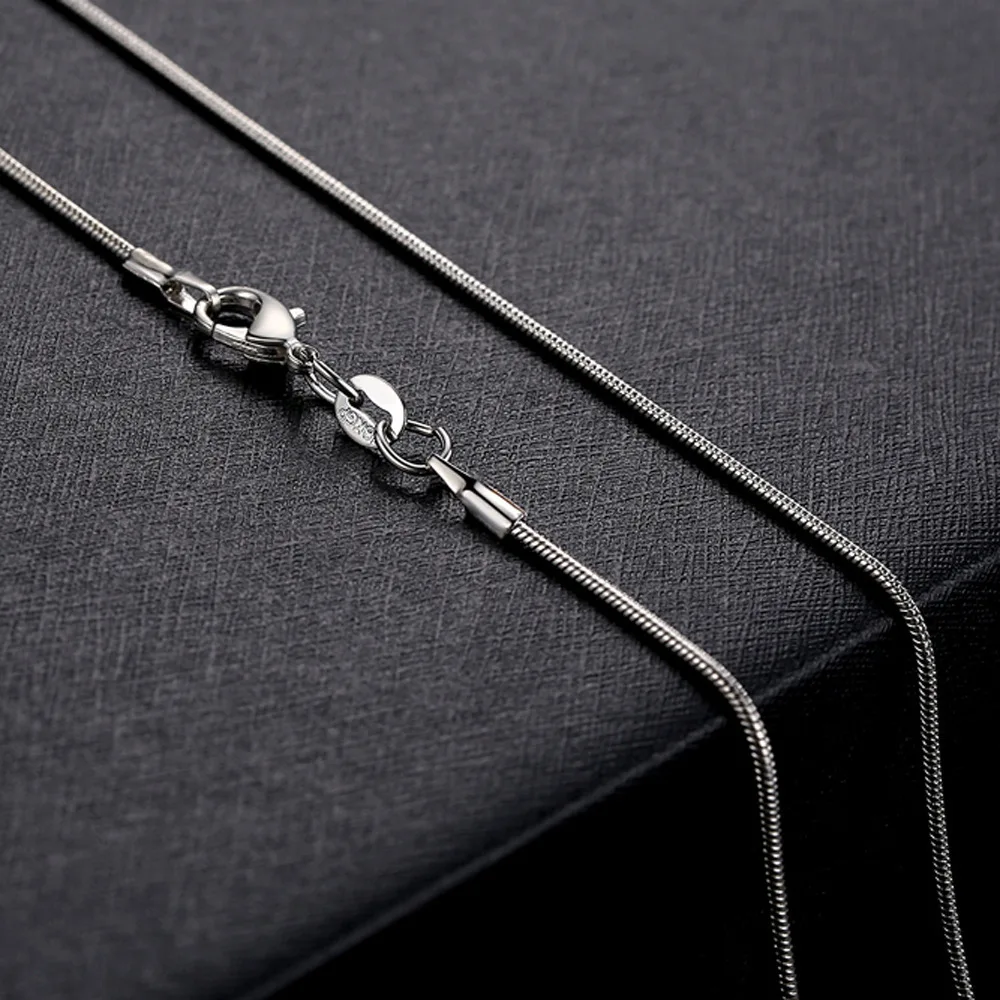 925 Sterling Silver Snake Chain Necklace, 16-30 Inch