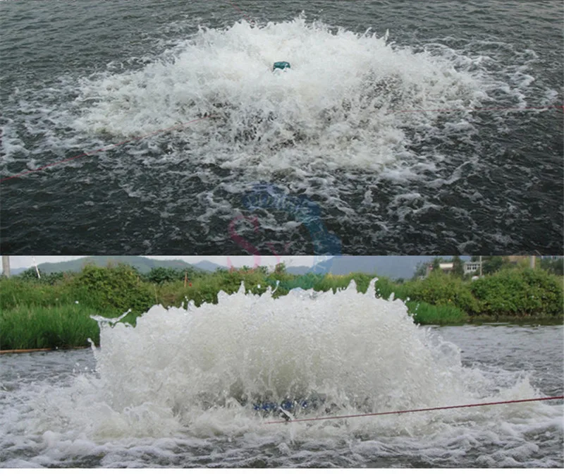 High Efficiency Fish Pond Floating Surge Aeration Aerator Pump Aeration Large-Scale Breeding Fishpond Oxygenation Machine 220V