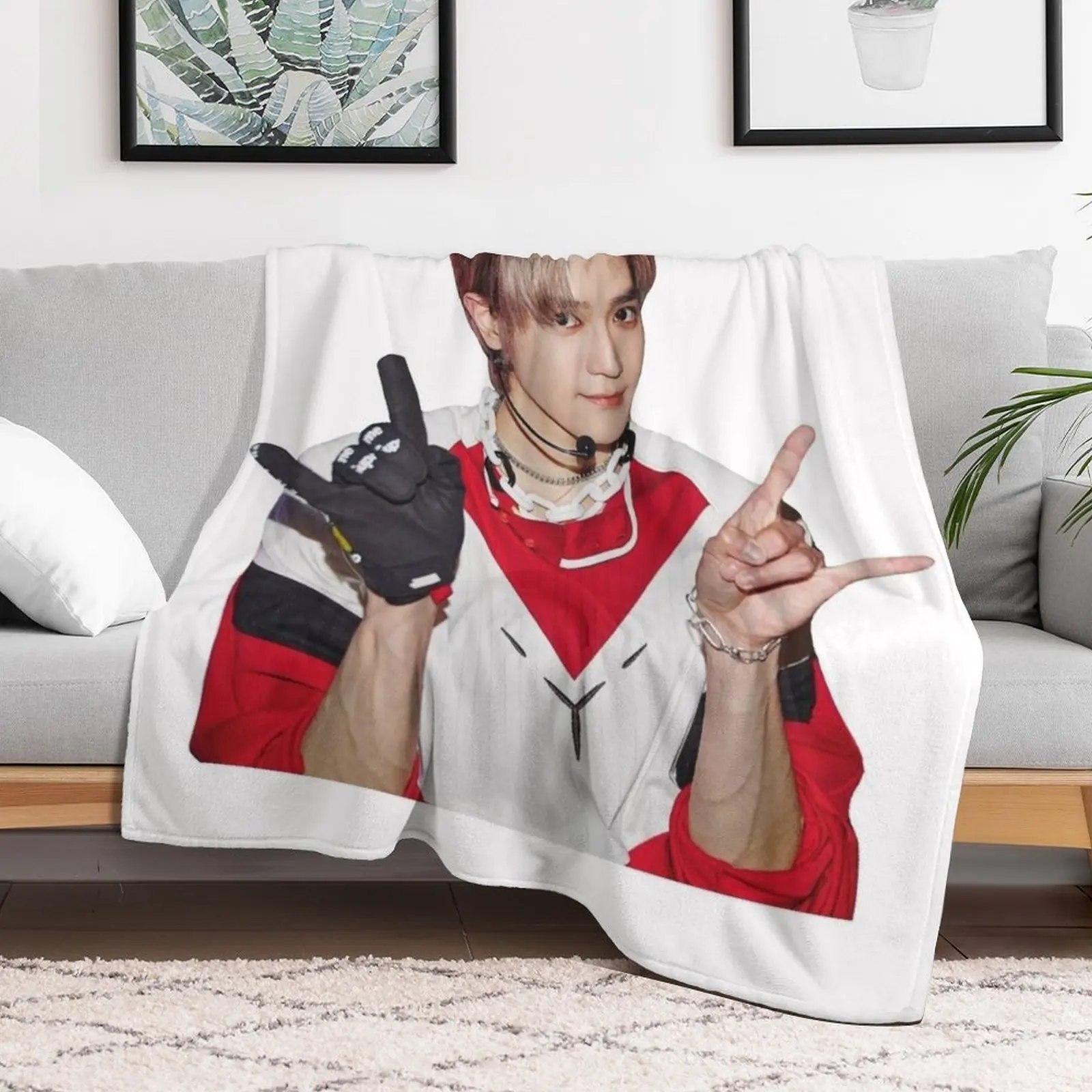 Lee Taeyong Throw Blanket Sofa Giant Sofa Blankets