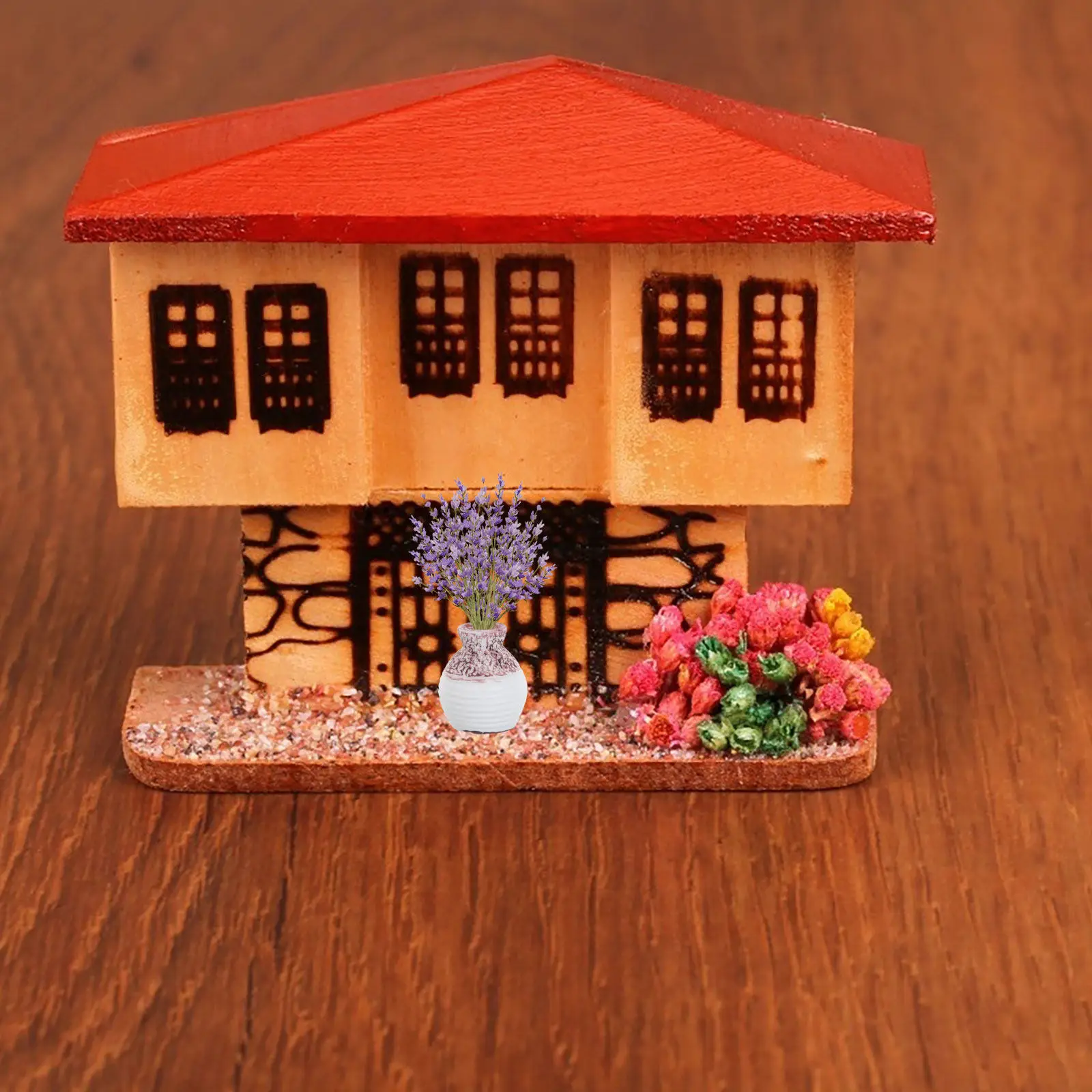 24Pcs Mini Flower Vase Creative Resin Miniature Bud Vase Desktop Decor Tiny Flowerpot Fairy Garden Micro Landscape Accessories