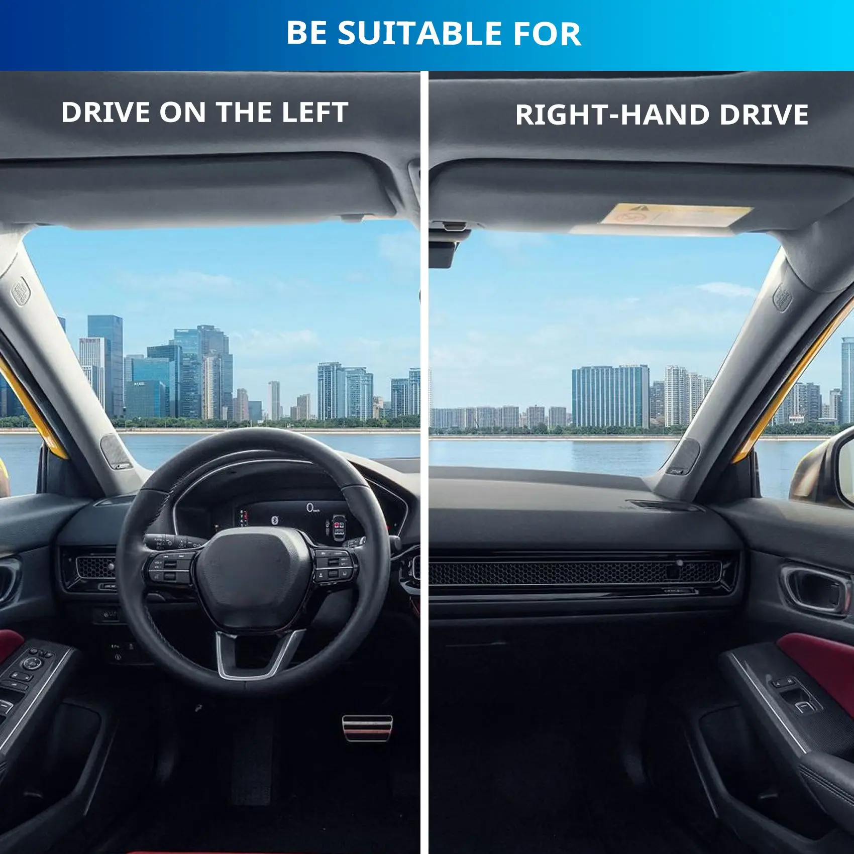 

Left & Right Car Sun Visor Vanity Mirr For Tesla Model 3 Interior 1088738-41-I 1088740-31-I