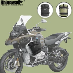 Rhinowalk Motorcycle Bumper Bag 6L Waterproof Motor Fuel Tank Bag Frame Crash Bar Bumper Pack Portable Outdoor Travel Backpack