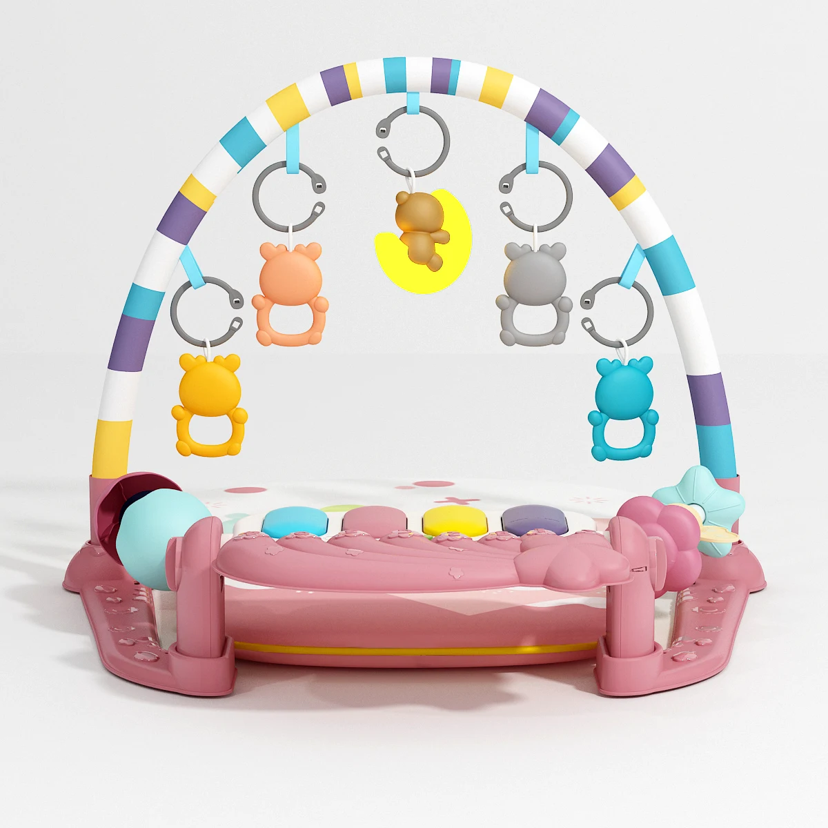 Baby Pedaal Piano Fitness Rack 0 1-jarige Baby 3 Maanden Educatief Speelgoed Voor Vroege Educatie Voor Peuters Leren Twee-In-O Lopen